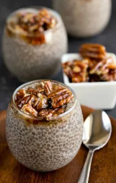 Sticky Bun Chia-Samen-Pudding