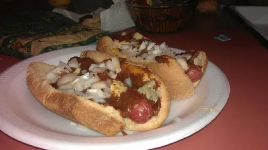 Rindfleisch-Chili-Hotdogs!!!