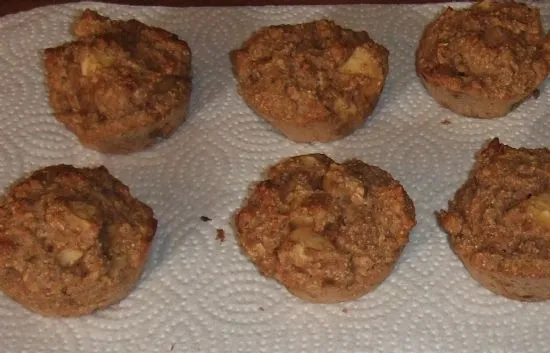 Apfel-Haferflocken-Muffins