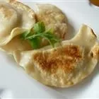 Schweizer Käse und Zwiebel Pierogi