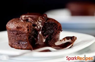 Schokoladen-Erdnussbutter Brownie Tassekuchen