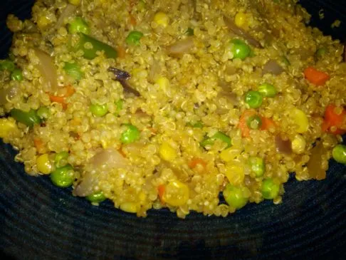 Nicht ganz gebratene Quinoa