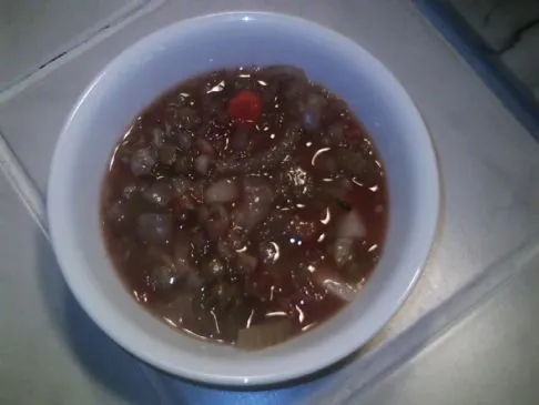 Gemüsesuppe mit Bob's Red Mill Quick Vegetable Soup Mix