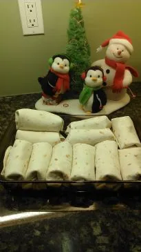 Frühstücksburritos (lassen sich gut einfrieren)!