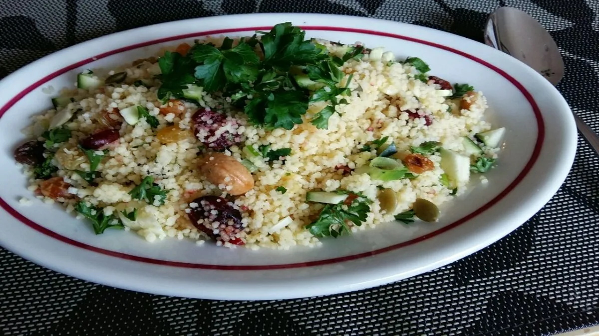 Couscous mit Trail Mix