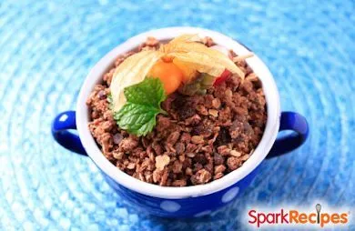 Erdnussbutter-Schokoladen-Granola