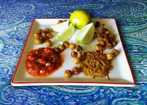 Indische Zitronen-Chili-Kichererbsen