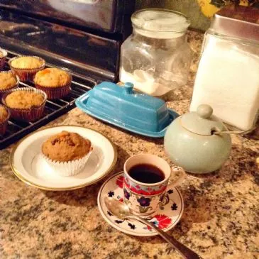 Heritage-Persimone & Schokoladenkuchen