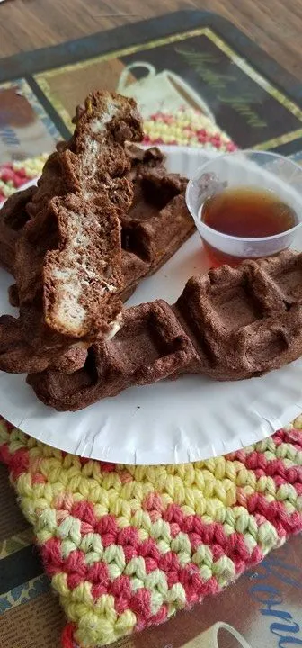 Französischer Toast Waffel