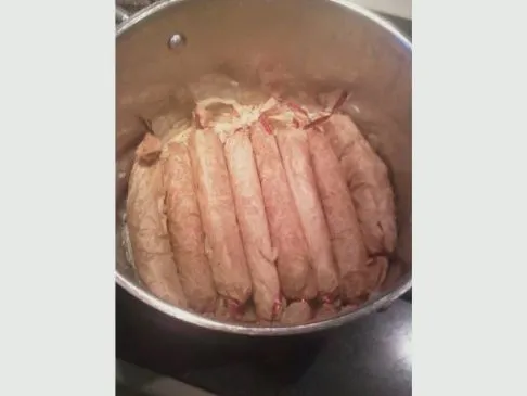 Vegane Knoblauch-Zwiebel-Wurst