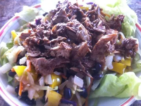Hühnchen und schwarze Bohnen Auflauf mit Mole-Sauce