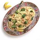 Pasta und Garnelen Diavolo