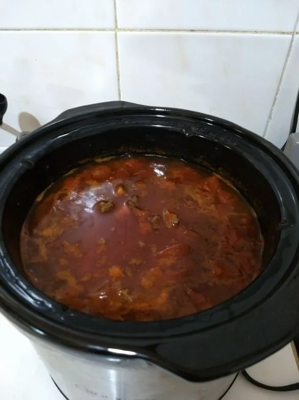 Chili ohne Bohnen mit Süßkartoffeln