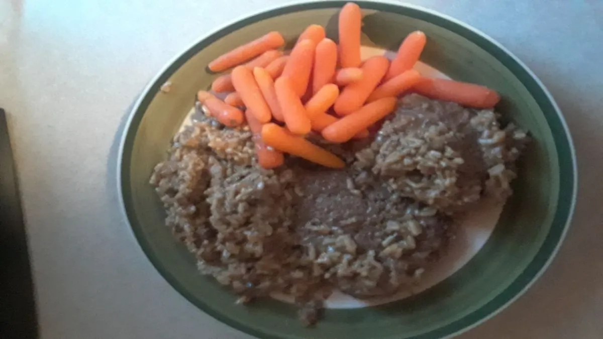 Zwiebel-Pilz-Würfelsteak