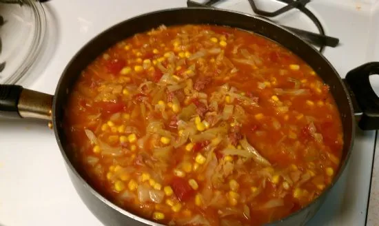 Corned Beef und Kohl