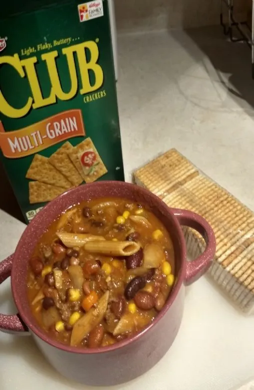 Ms Dellas Chili-Penne-Suppe