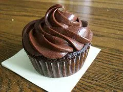 Wählerische Kinder-Schokoladen-Cupcakes