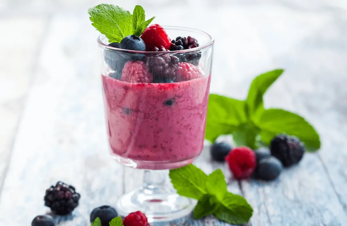 5-Minuten-Beeren-Smoothie