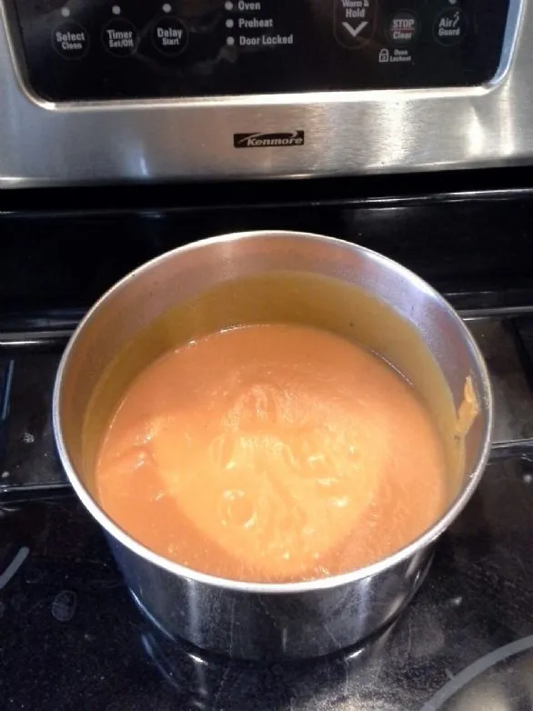 Pürierte Karottensuppe