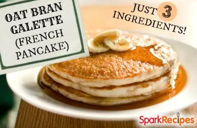 Dukan Haferkleie-Galette (Pfannkuchen) Angriffsphase