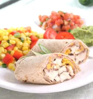Hähnchen & Bohnen Burritos
