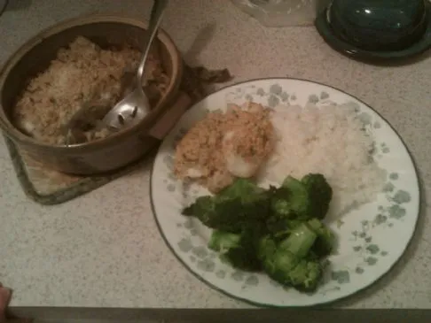 Krabbengefüllter Fischauflauf