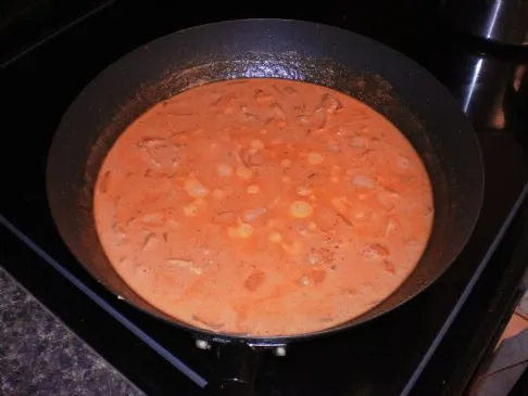 Joes Hühnchen Garbanzo Panang Curry