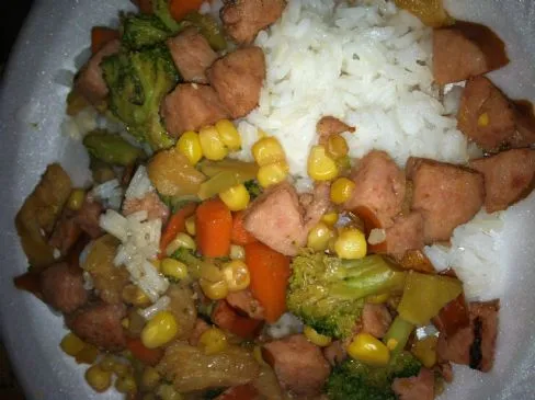 Leichte köstliche Kielbasa