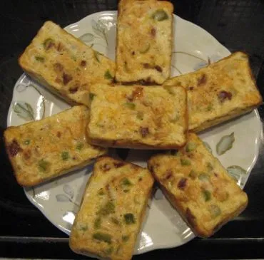 Geräucherte Lachs- und Spargelbecher zum Mitnehmen