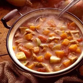 Langsam gegartes Hähnchen der drei Schwestern