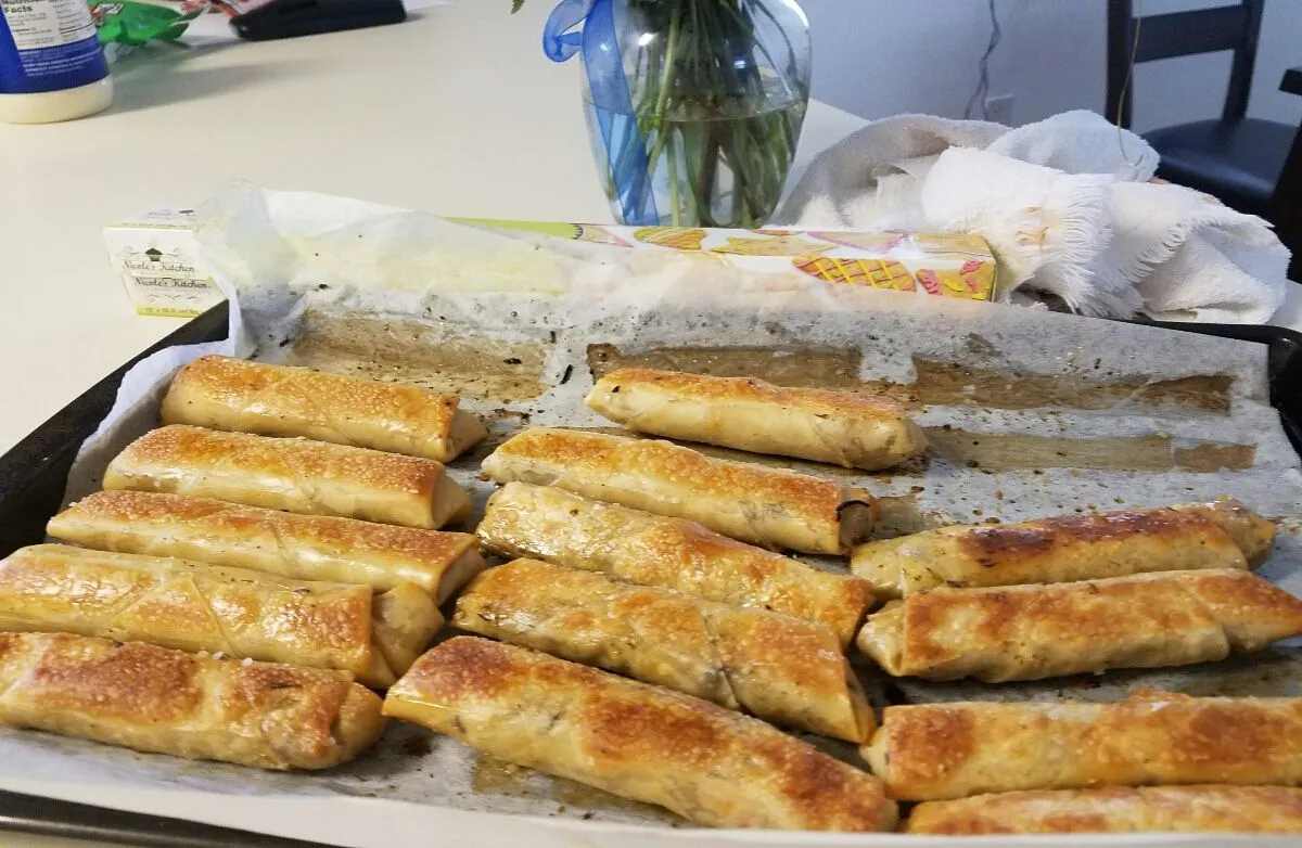 Old Bay Garnelen-Teigrollen