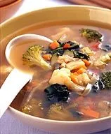 Gemüsesuppe mit null Punkten