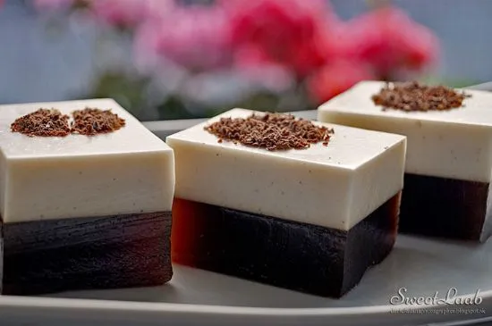 Vanille-Kaffee-Gelee