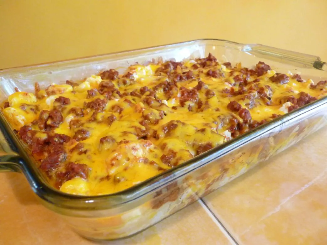 Rinder-Lombardi-Auflauf