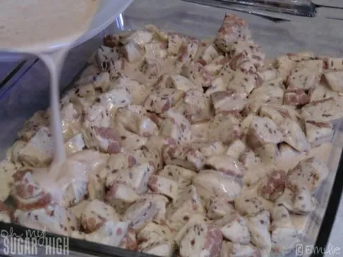 Zimt-Französischer Toast Auflauf