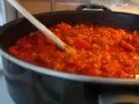 Mas italienisches "Bohnenfreies" Putenchili