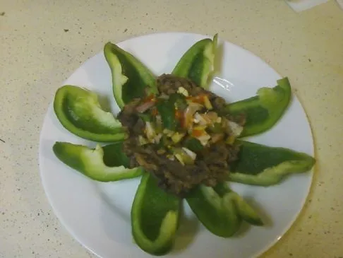 Kidneybohnen-Nachos mit Paprikachips! (vegan)