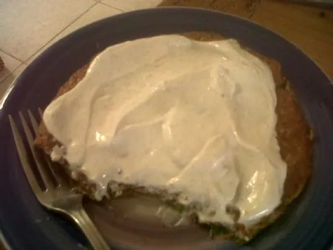 Zucchini-Leinsamen-Pfannkuchen