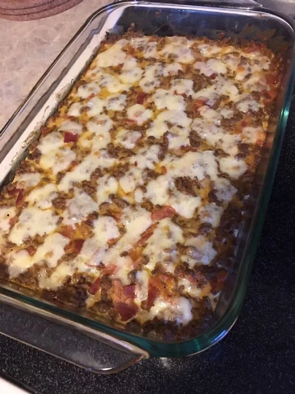 Cheeseburger-Auflauf