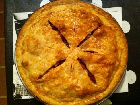 Apfel-Himbeer-Kuchen