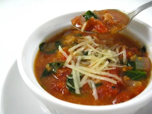 Cremige Tomatensuppe Florentine