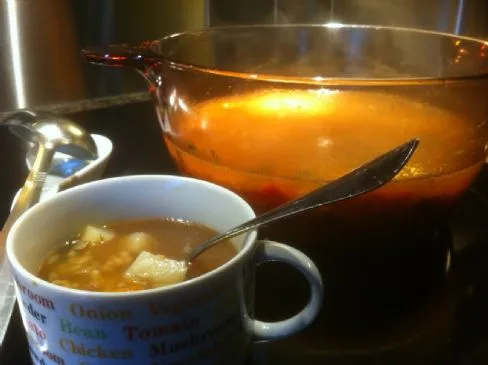 Alphabet-Gemüsesuppe