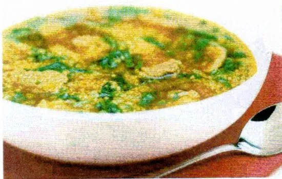 Lamm- und Couscous-Suppe