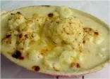 Blumenkohl mit Käse und Whisky