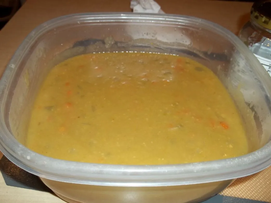 Spalterbsensuppe mit Gemüse