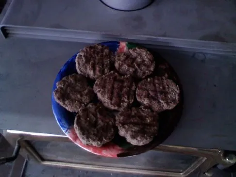 Würzige Bisonschwarzbohnenburger