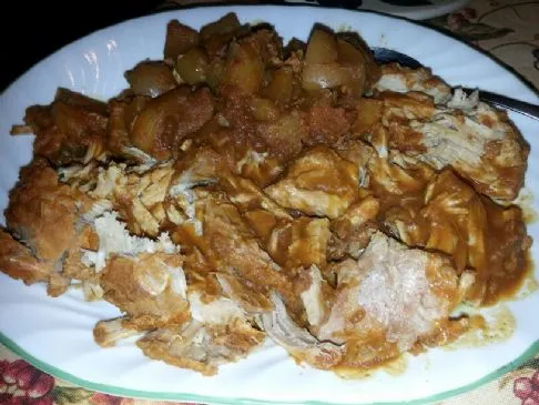 Crock Pot Kürbis-Apfel-Schweinefleisch