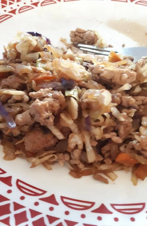 Eierrolle in einer Schüssel