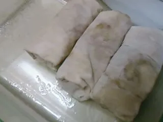 Hühnchen-Kohl-Frühlingsrollen