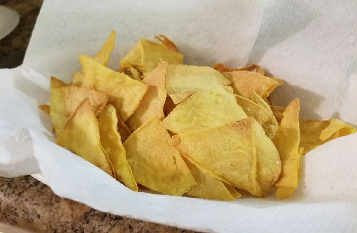 Hausgemachte Tortilla-Chips (Kalorienarm)